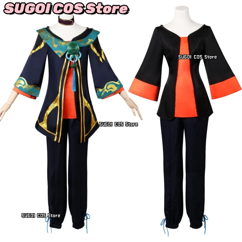 {SUGOI COS} أزياء AGame The Visionary Hwei للرجال التأثيرية كوس لعبة شعر مستعار Hwei للنساء والرجال زي الهالوين ملابس لعب الأدوار