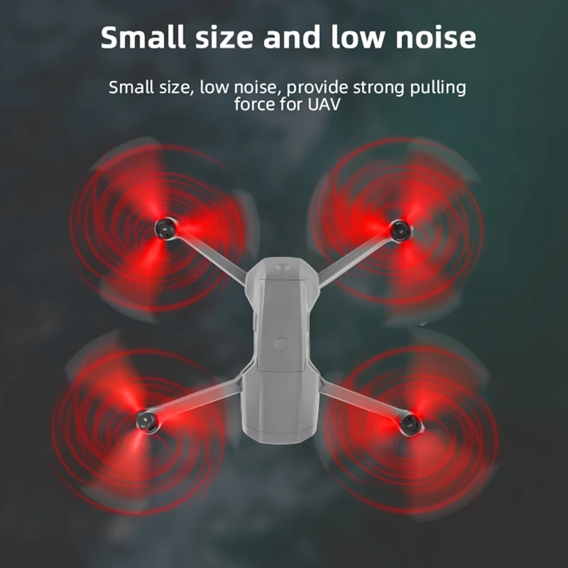 4 пары быстросъемных трехлопастных пропеллеров с низким уровнем шума для DJI Mavic Air 2/AIR 2S, аксессуары для дронов