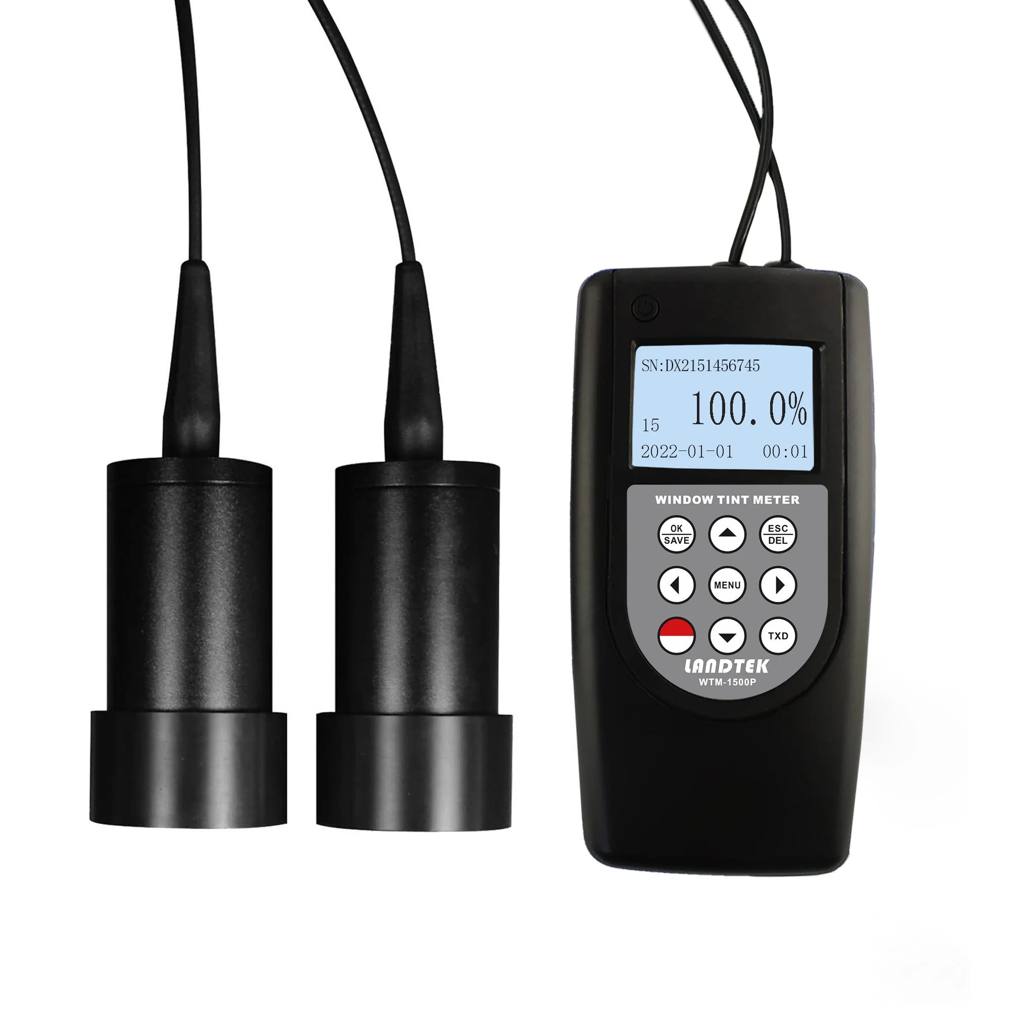 Digital transmittance meter WTM-1500/1500P transmittance tester 0.0%-100.0% plexiglass PC acrylic film transmittance meter