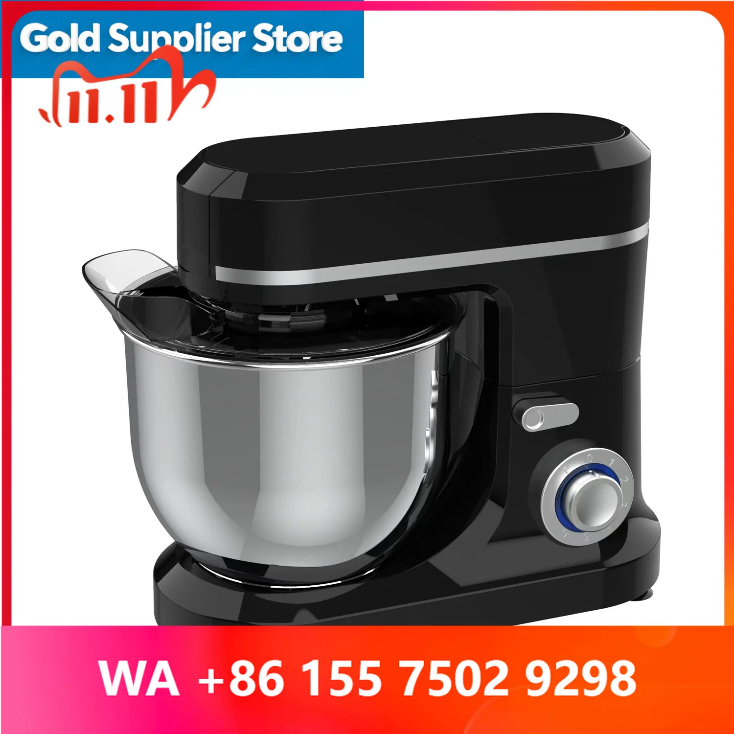 Stand Mixer 8L 1600W/2000W High Planetary Tilt Head Den Stainless Steel Mixing Bowl