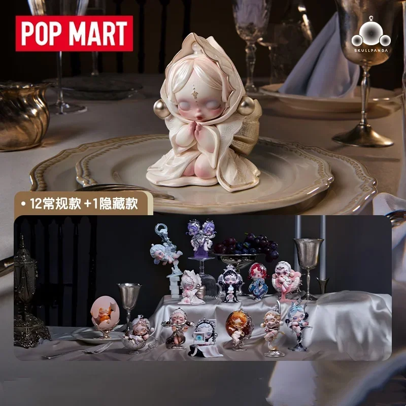 

POP MART SKULLPANDA The Feast Begins Series Mystery Box Подлинная глухая коробка Guess Toys Сумка Орнамент Статуэтки Домашний декор Настольный компьютер