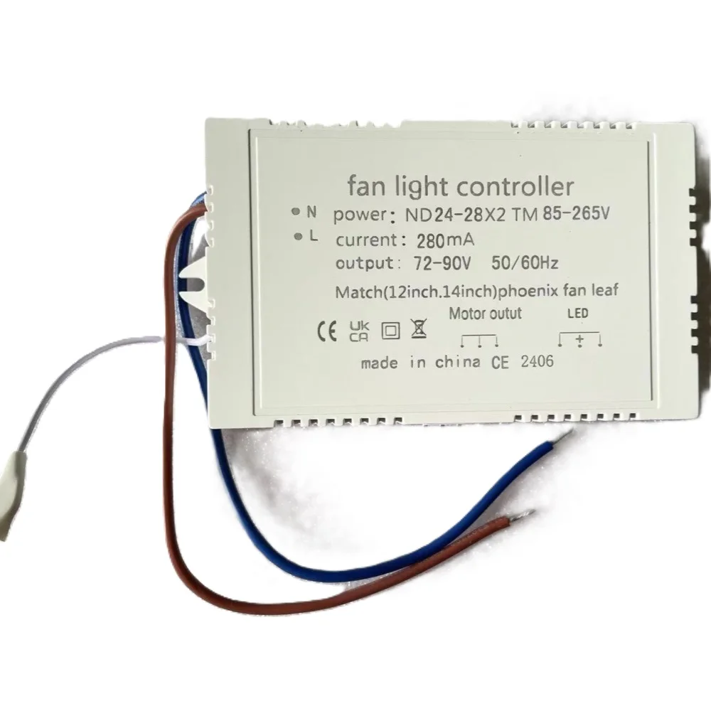 Sterownik LED Nieizolacyjny transformator oświetleniowy 240 mA/ 280 mA/ 340 mA Zasilacz z pilotem ściemniania