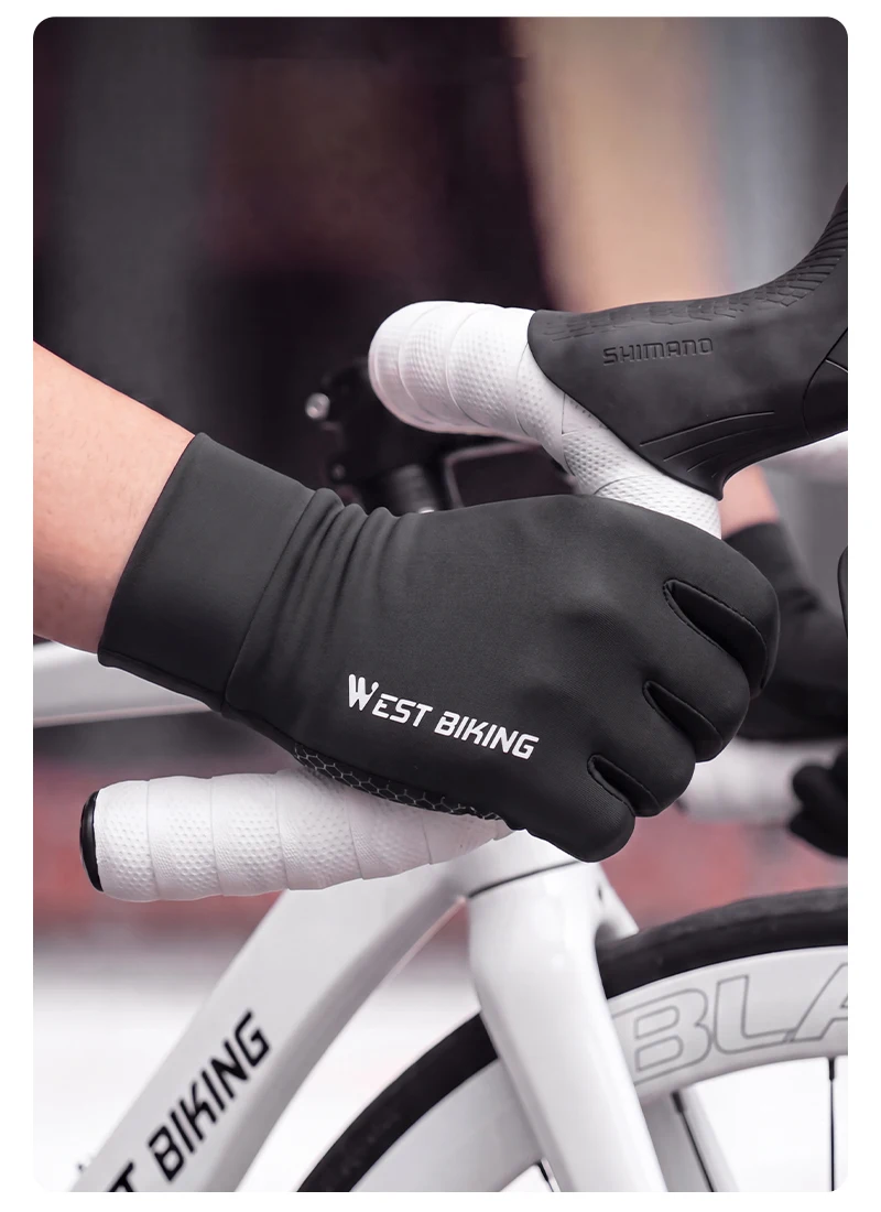 WEST BIKING Damen Fahrradhandschuhe, Flip-Finger, Touchscreen-fähig, Vollflächen-Polsterung, rutschfest, UPF 50+, für Frühling, Sommer, Herbst, Rennrad – Detail 19
