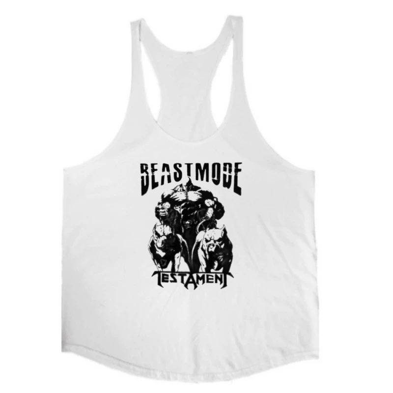 

Men's Gym Fitness Training Vest - Muscle Building Tank Top, Classic Breathable Workout Apparel for Bodybuilding & Exercise
