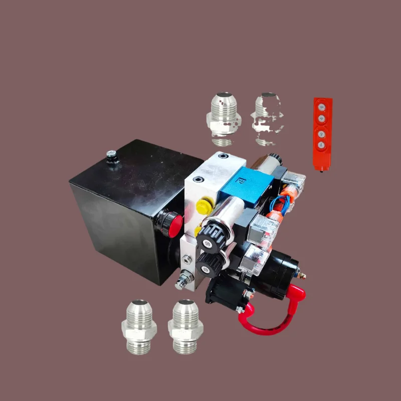 

DC0.8 kW hydraulic power unit (handle type) suitable for car wing unfolding and trailer wing unfolding