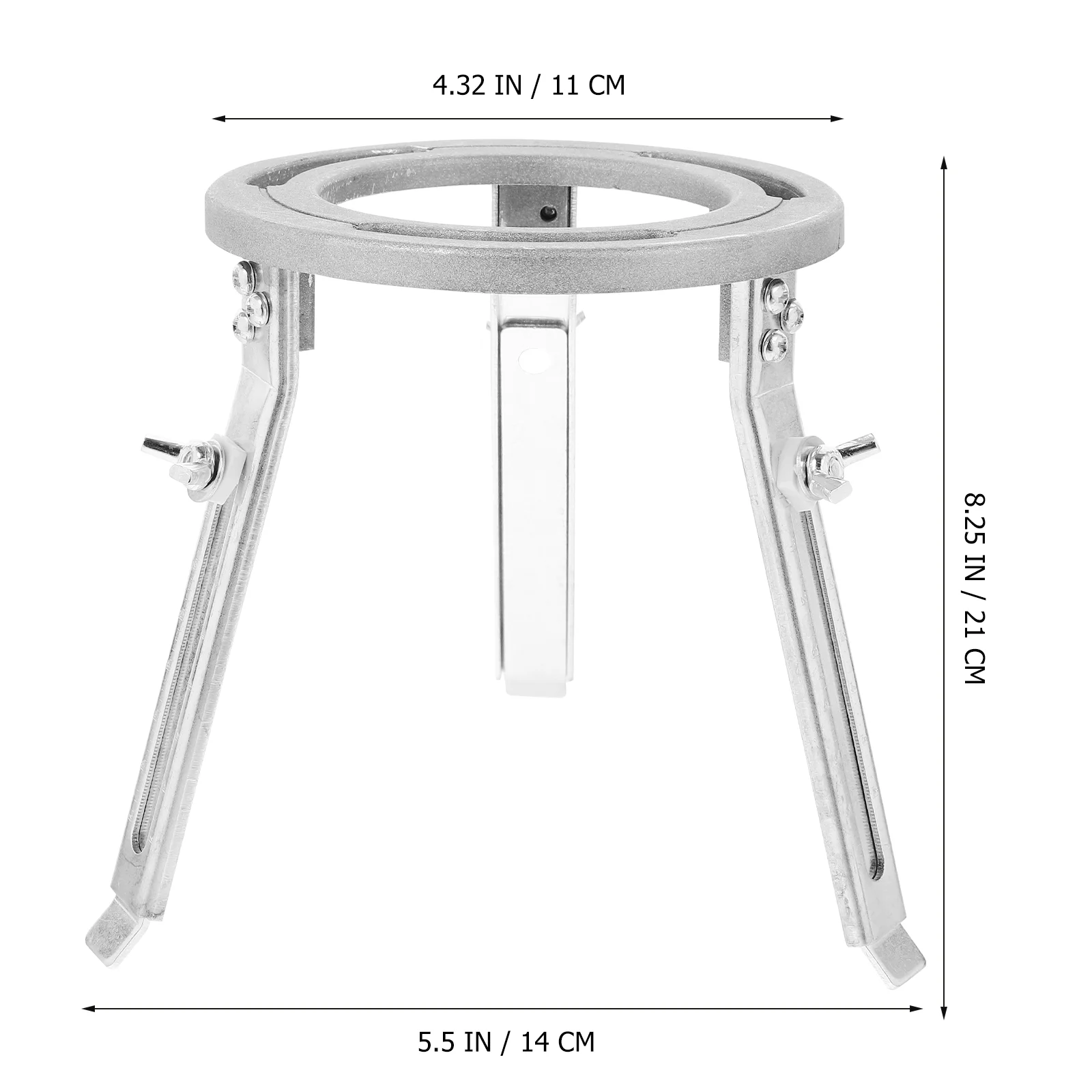 Laboratory Tripod Chemistry Experiment Teaching Facility Liftable Experimental Stainless Steel Stand Burner