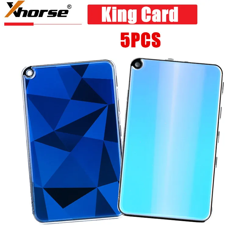 

In Stock!!! 5PCS/LOT Xhorse King Card XSKC04EN XSKC05EN Slimmest 4 Buttons Universal Smart Remote Key with Built-in 2 Batteries