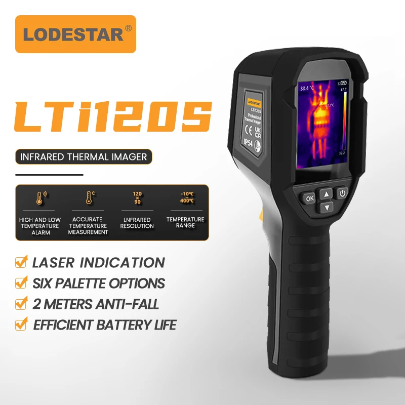 LODESTAR LTi120S Infrared Thermal Imager Handheld Thermal Camera PCB Circuit Industrial Testing Floor Heating Tube Test