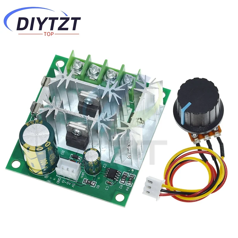 1/3 Buah DC 6V-90V 15A Pengendali Kecepatan Motor DC Pengaturan Kecepatan Tanpa Langkah Lebar Pulsa PWM DC 12V 24V 36V 48V 1000W