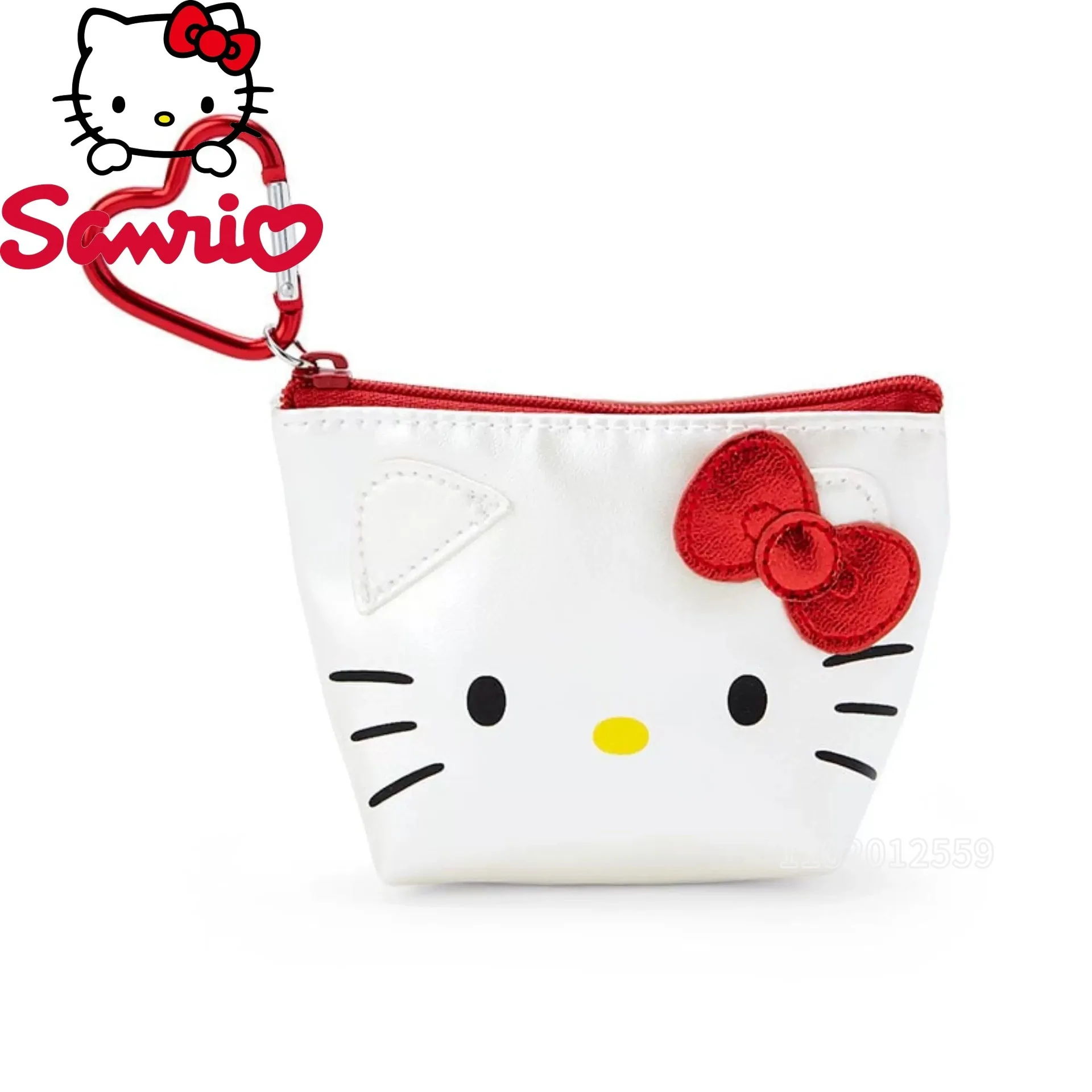

Новый кошелек для монет Hello Kitty, короткий, 3D, модный, миниатюрный, роскошный, оригинальный, с мультяшным дизайном, милый, для хранения монет, высокого качества