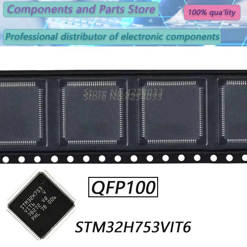 1PCS STM32H753VIT6 STM32H753V STM32H75 STM32H LQFP100 New Original Stock