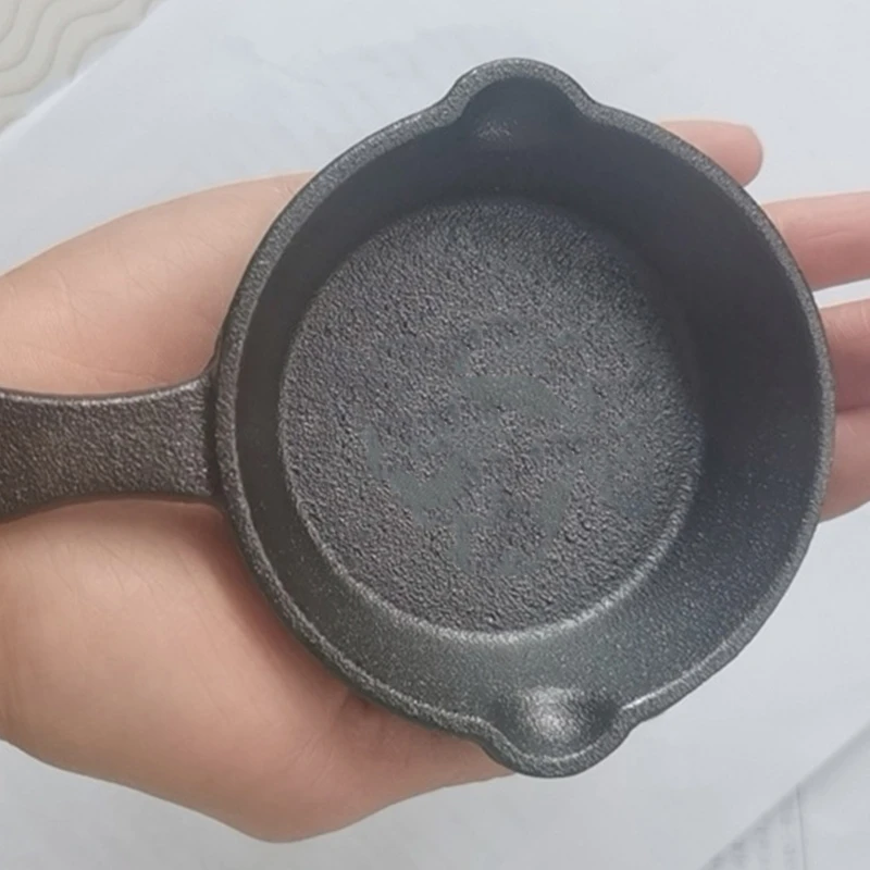 8.5 CM Home Barbecue Pans Small Frying Pan Small Frying Pan Korean Pan Non-stick Pan Cast Iron Material for Home Kitchen