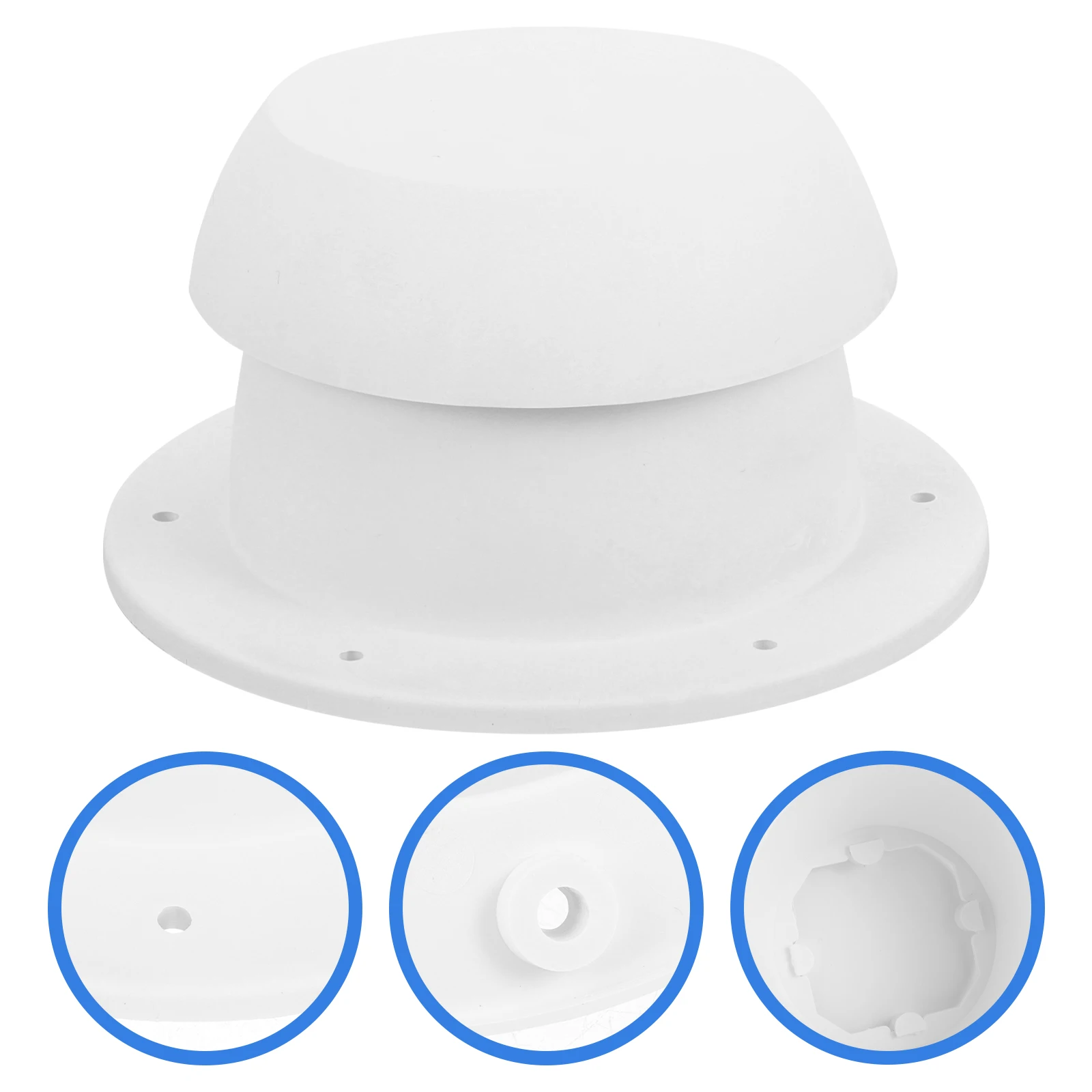 

Exhaust Fan Ventilation Hood White RV Roof Cover Replacement Trailer Camper Accessories Long Serving Life Easy Install Vent
