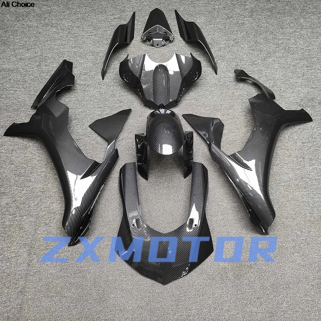 

Подходит для YZF R1 2015 2016 2017 2018 2019, комплект обтекателей из АБС-пластика для YAMAHA YZFR1 15-19, настраиваемые обтекатели из углеродного волокна для мотоцикла