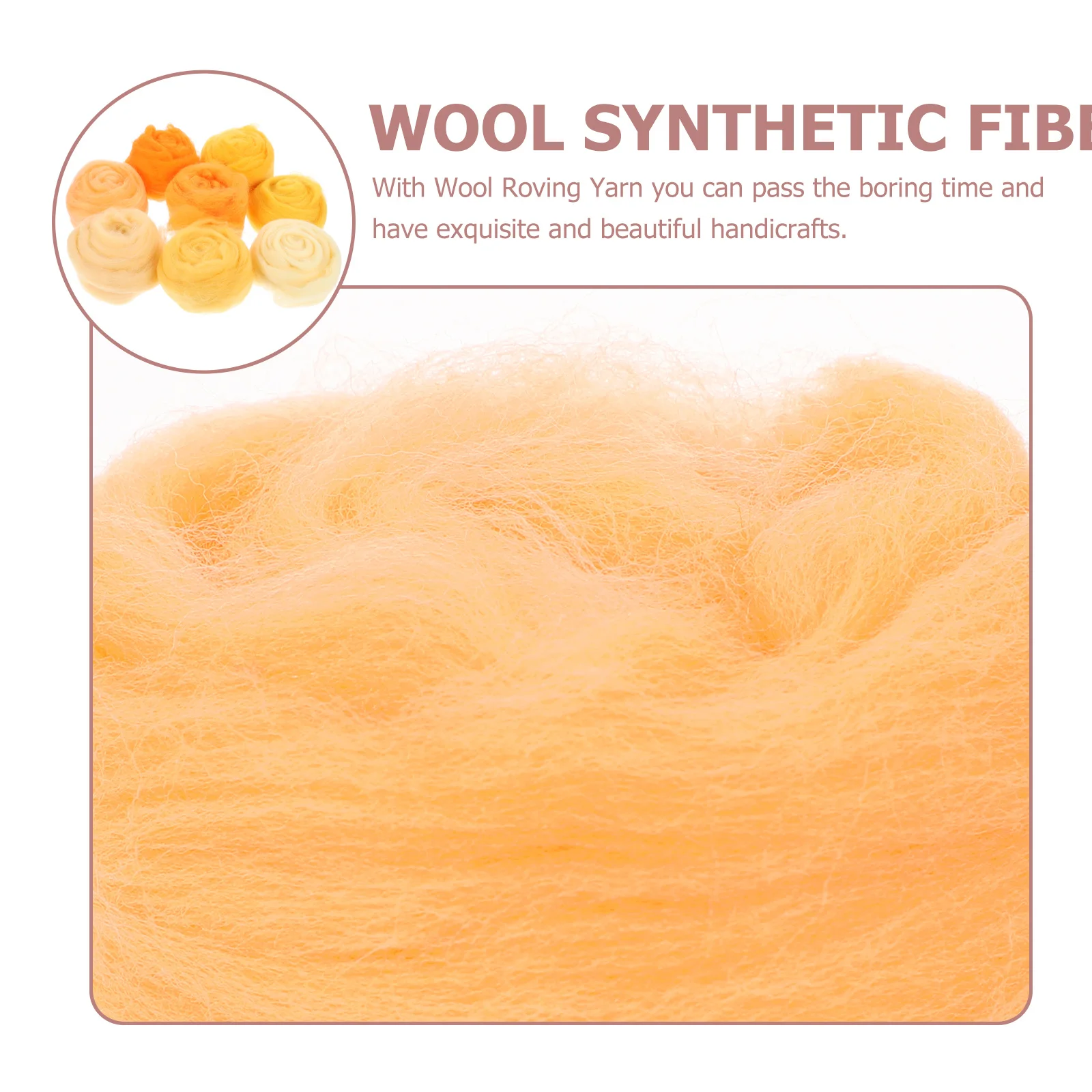 

8 Bags Soft Wool Roving Yarn for DIY Felting Crafts Needle Felting Material Kit Creative Home Decor Art Craft Activities