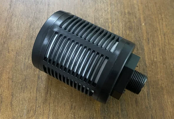 Pneumatic diaphragm pump accessories muffler black muffler water pump wearing parts muffler repair QBY3QBK