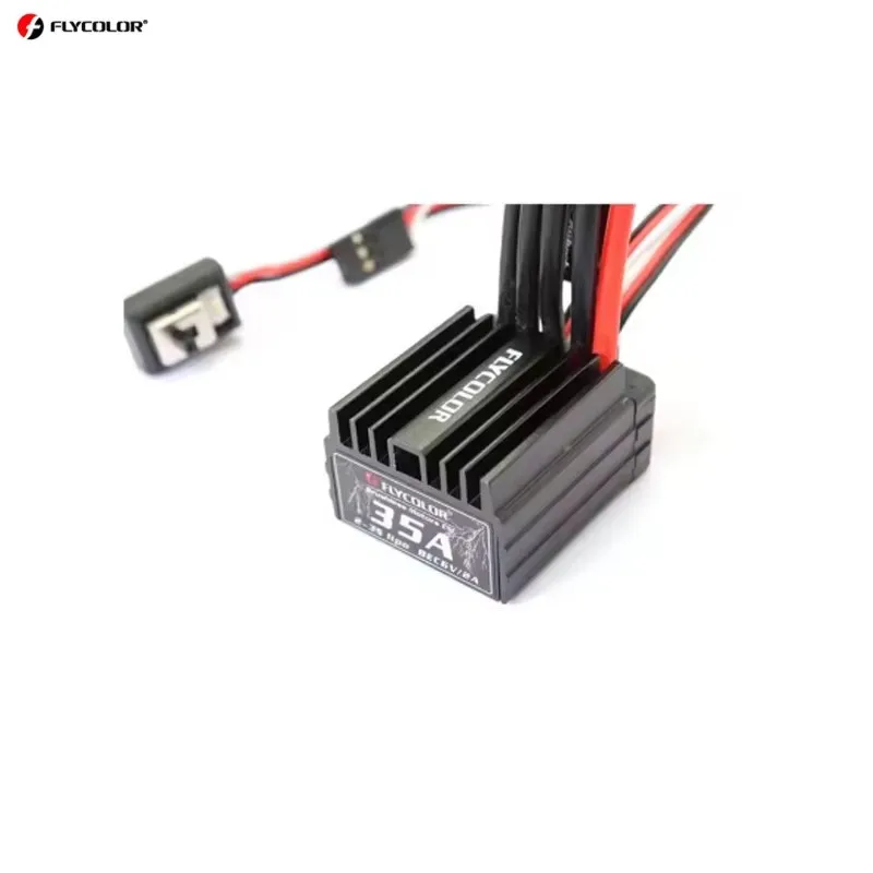 Flycolor Lightning 18A 25A 35A 45A سيارة مقاومة للماء ESC 2-3S لـ RC 1/10 1/16 1/18 سيارات وحدة تحكم في السرعة الكهربائية بدون فرش