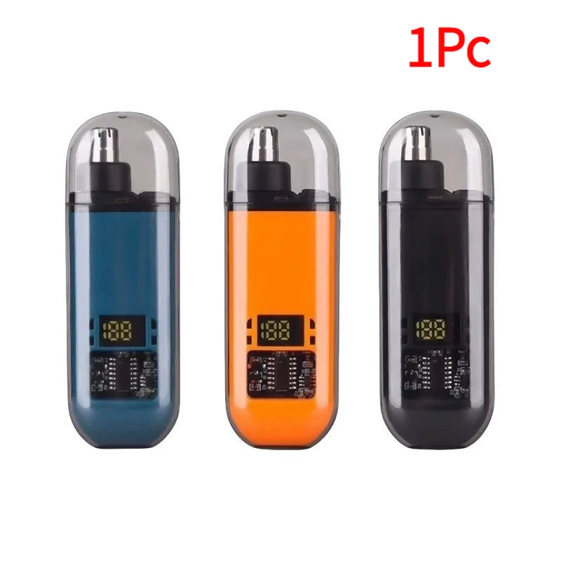 USB Rechargeable Nose And Ear Hair Trimmer For Men, Mini Portable Electric Clipper, Quick Charging, Low Noise, Compact, Washable