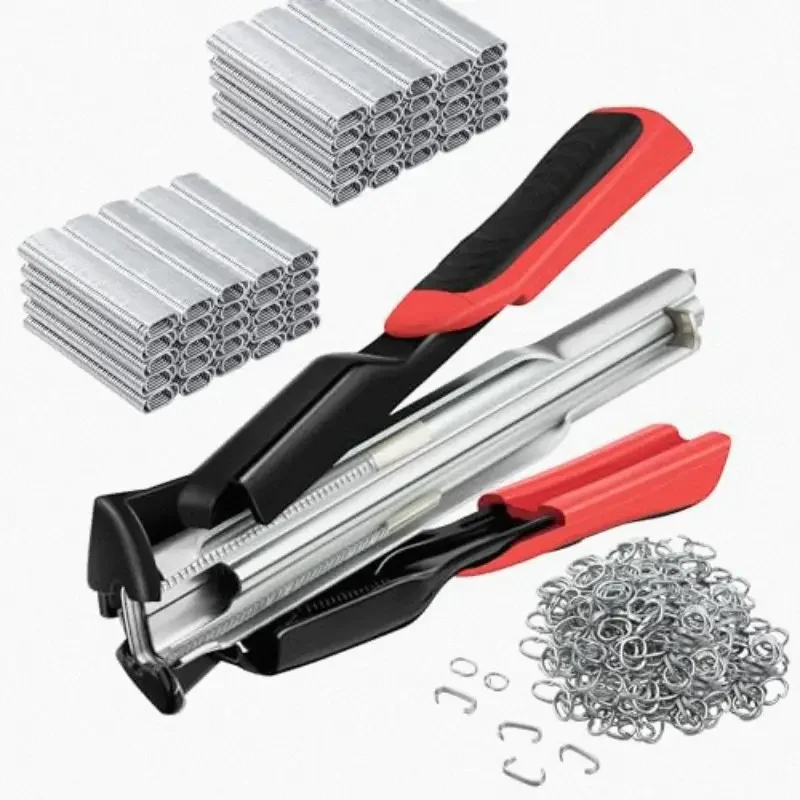 

Animal Cage Hog Rings Wire Pliers C-type Nails Installation Pliers Chicken Pig Bird Pet Installation Hand Tools Fence Buckle