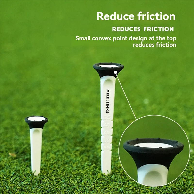 AEB0-MELE روابط قابل للتعديل ارتفاع جولف دبوس جولف تي شيرت جولف التدريب اكسسوارات لوازم أدوات تدريب الغولف