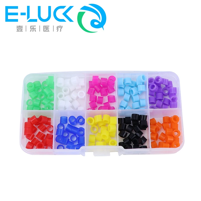 Dental Code Ring Instrument Code Rings Coloring Recognition Circle Colorful Ring Silicone Instrument Marker Distinction