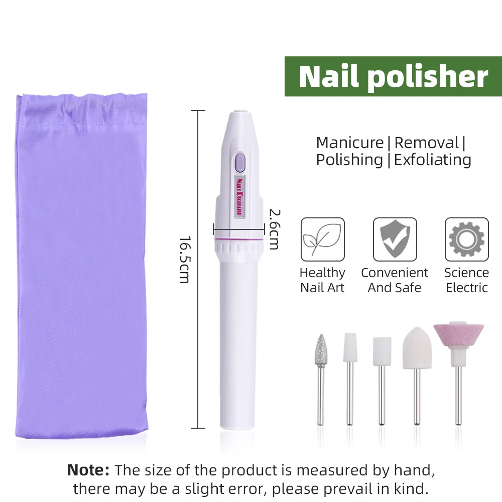 Trapano elettrico per unghie macchina per Manicure professionale Set per Pedicure multifunzionale strumenti per trapano per lima per unghie in ceramica