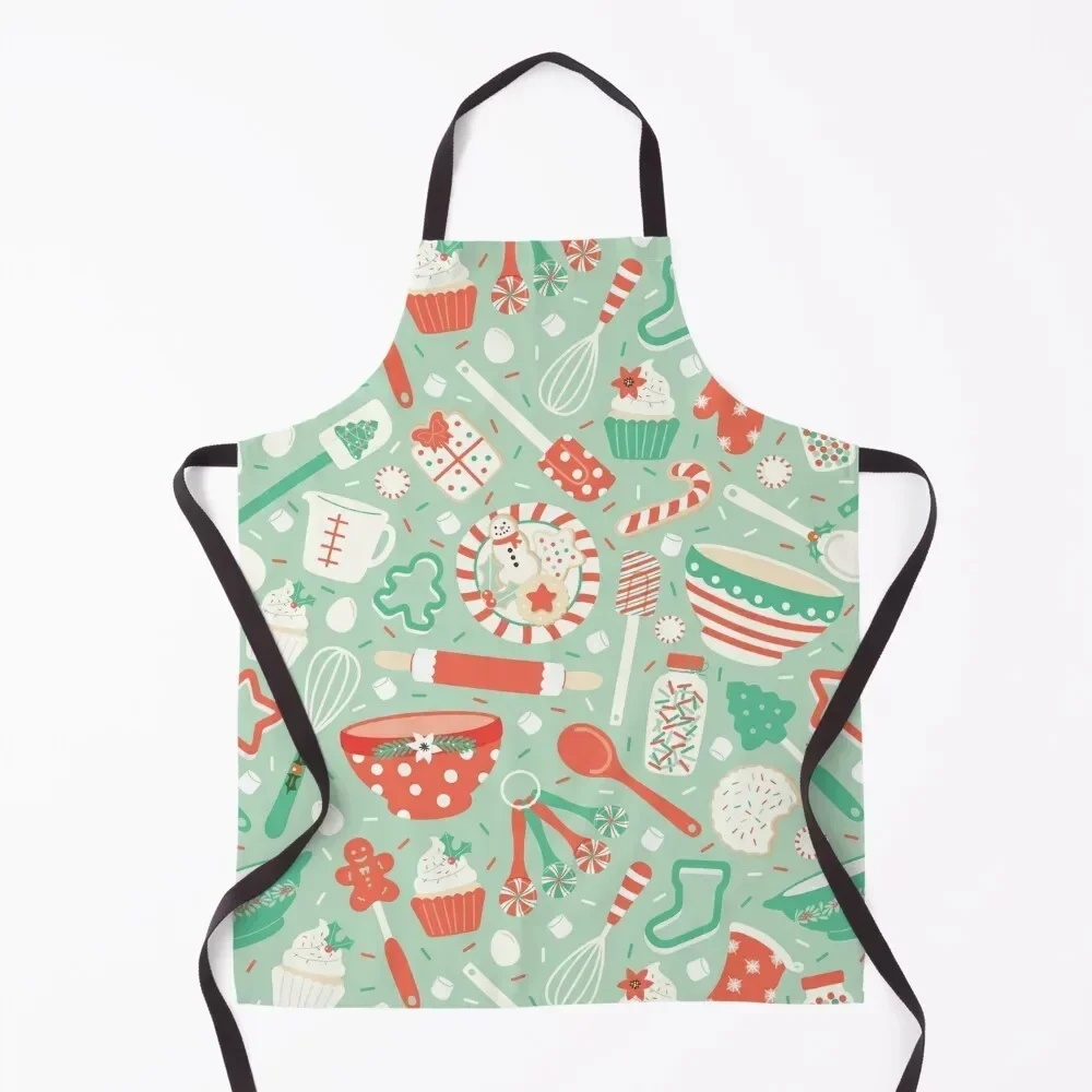 

Christmas Baking Apron chef for man Women's Kitchen For Man Haircut Utensils For Kitchen Apron