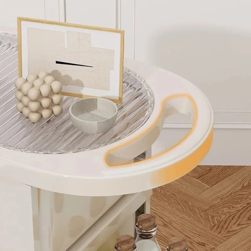 ปรับแต่งที่ถอดออกได้เก็บ Multi-Purpose รถเข็นล้อเสริมรถเข็น Eyelash Organizer Beauty Salon ถาดสปาตาราง