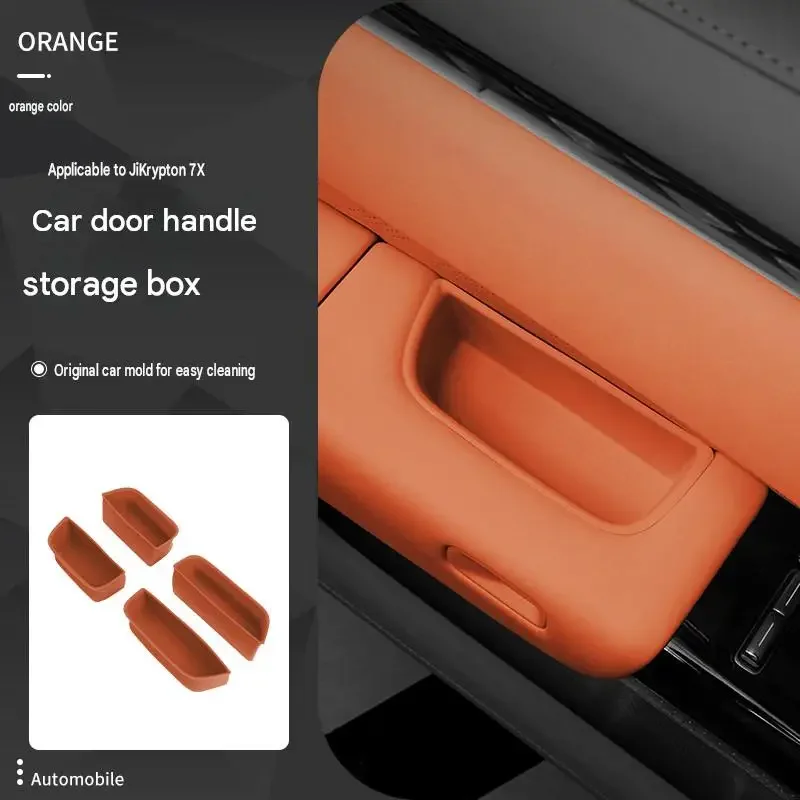 [Fast Shipping] Zeekr 7X Car Door Handle Silicone Storage Box, Car Window Button Silicone Protective Mat, Car Supplies 6