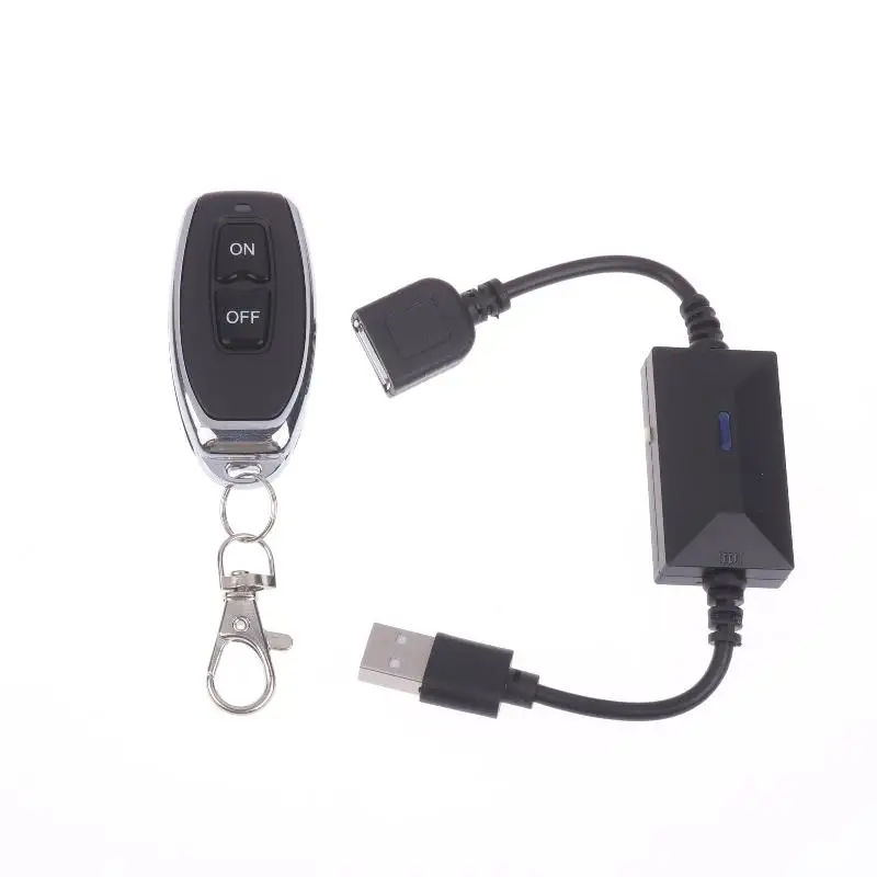 1 Set Power ON/OFF USB 433MHz Wireless RF Remote Control Switch Suitable For LED Light Strip Reading Lamp Light Fan