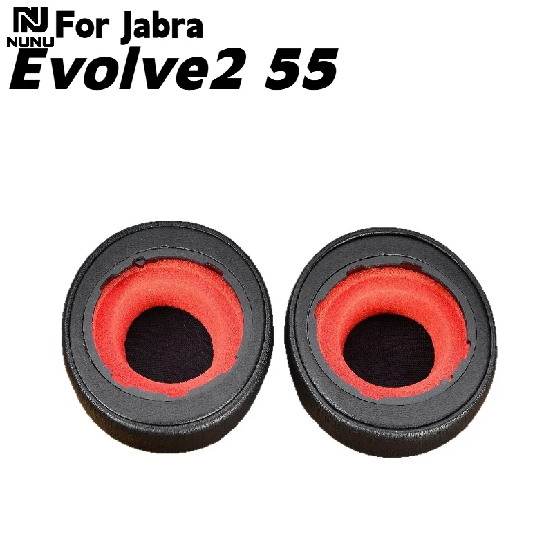 

NUNU Replacement Pink Protein skin memory foam EarPads With buckle for Jabra Evolve2 55 Headphones Repair Parts