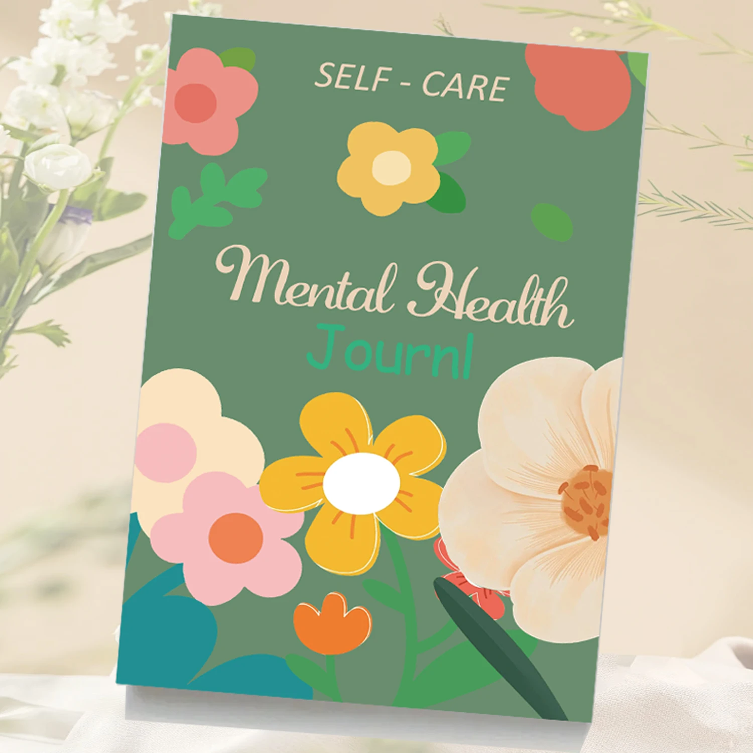 Mental Health Journal:92 Days to Track Your Moods, Intentions, Original Mental Health Daily for Self-Care & Healing