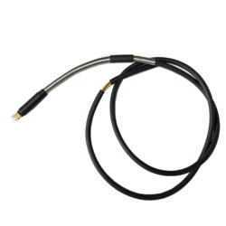 Electric Scooter Motor Cable Male 9Pin With Steel Spring Helical 250W 500W Engine Compatible Spare Cable