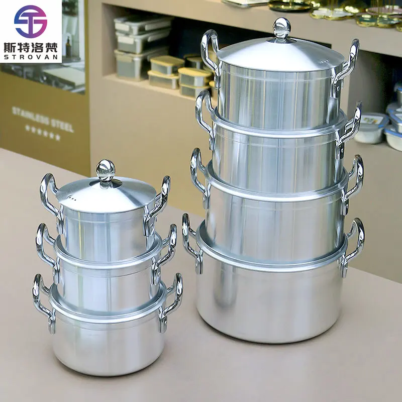 

Aluminum Cookware Set 7PCS Cooking Pot Set