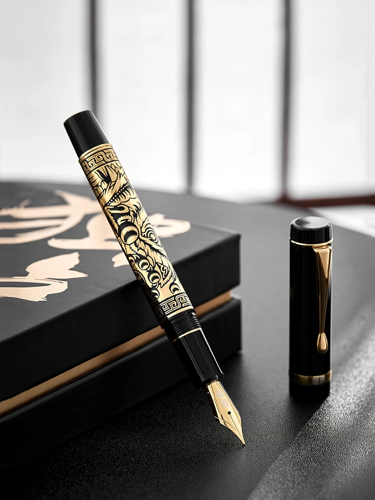 

Tramol Awakening Lion Series Fountain Pen For Men, High End Students, Calligraphy Practice, Adult Traditional Chinese Style