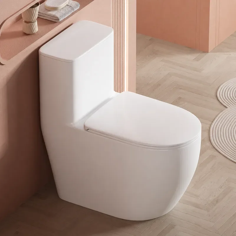 Ceramic Siphon Jet Toilet Large Diameter Swirl Flush Water Saving Household Hotel Bathroom Sanitary Ware Wholesale