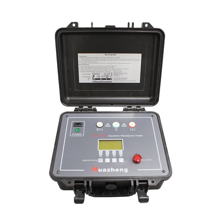 

Huazheng Electric Wholesale Price HZJY-10k-I 10kV High Voltage Digital Electrical IR Insulation Resistance Tester