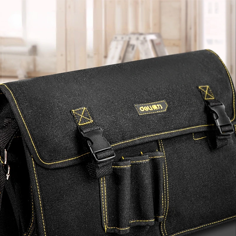 3 tamanho grande capacidade de lona toolbag caso mochila mala para ferramentas de armazenamento sacos multifuncional eletricista portátil cinto saco