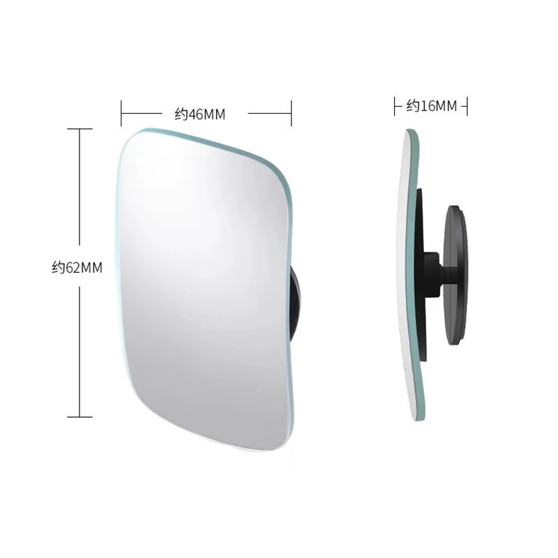 سيارة دراجة نارية العمياء مرآة الرؤية الخلفية زاوية واسعة قابل للتعديل مرآة مستديرة صغيرة 360 ° دوران الرؤية الخلفية المساعدة العكسية #4