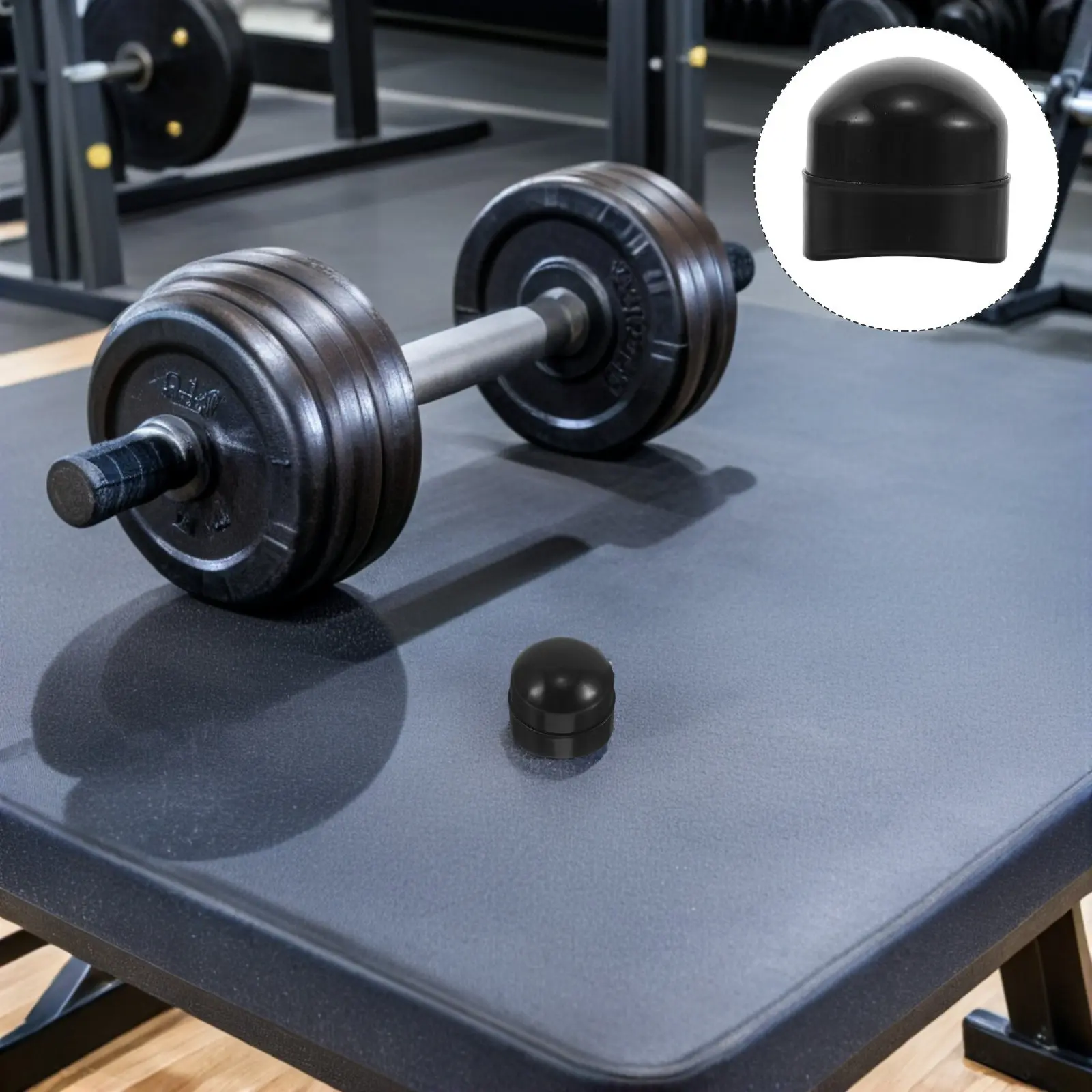 

20Sets Anti-Theft Bolt Caps 16Mm Stainless Iron Screw Covers for Outdoor Fitness Equipment Dustproof Security Nut Protection