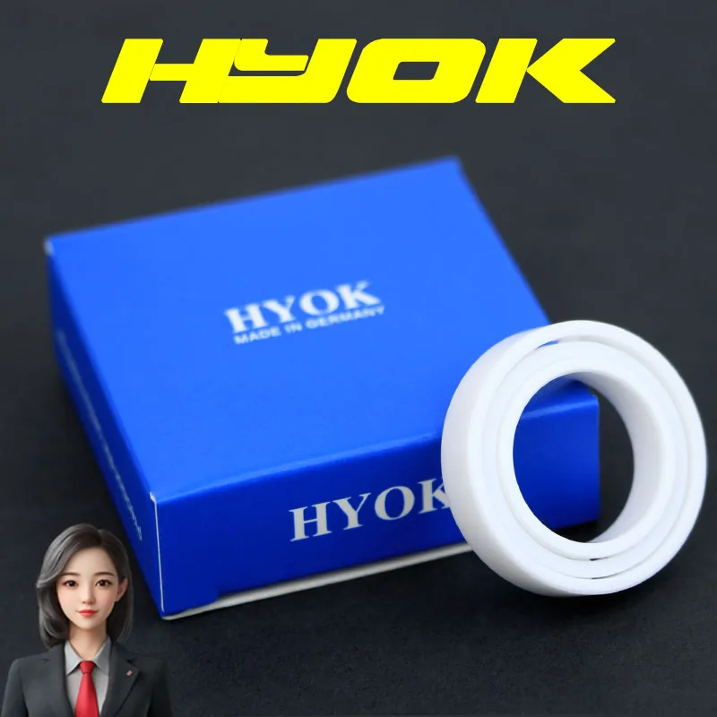 1PCS  ABEC-9 Zirconia Ceramic Bearing 6800 6801 6802 6803 6804 ...6900 6901 6902 6903....2RS Open type or Double-sided sealing