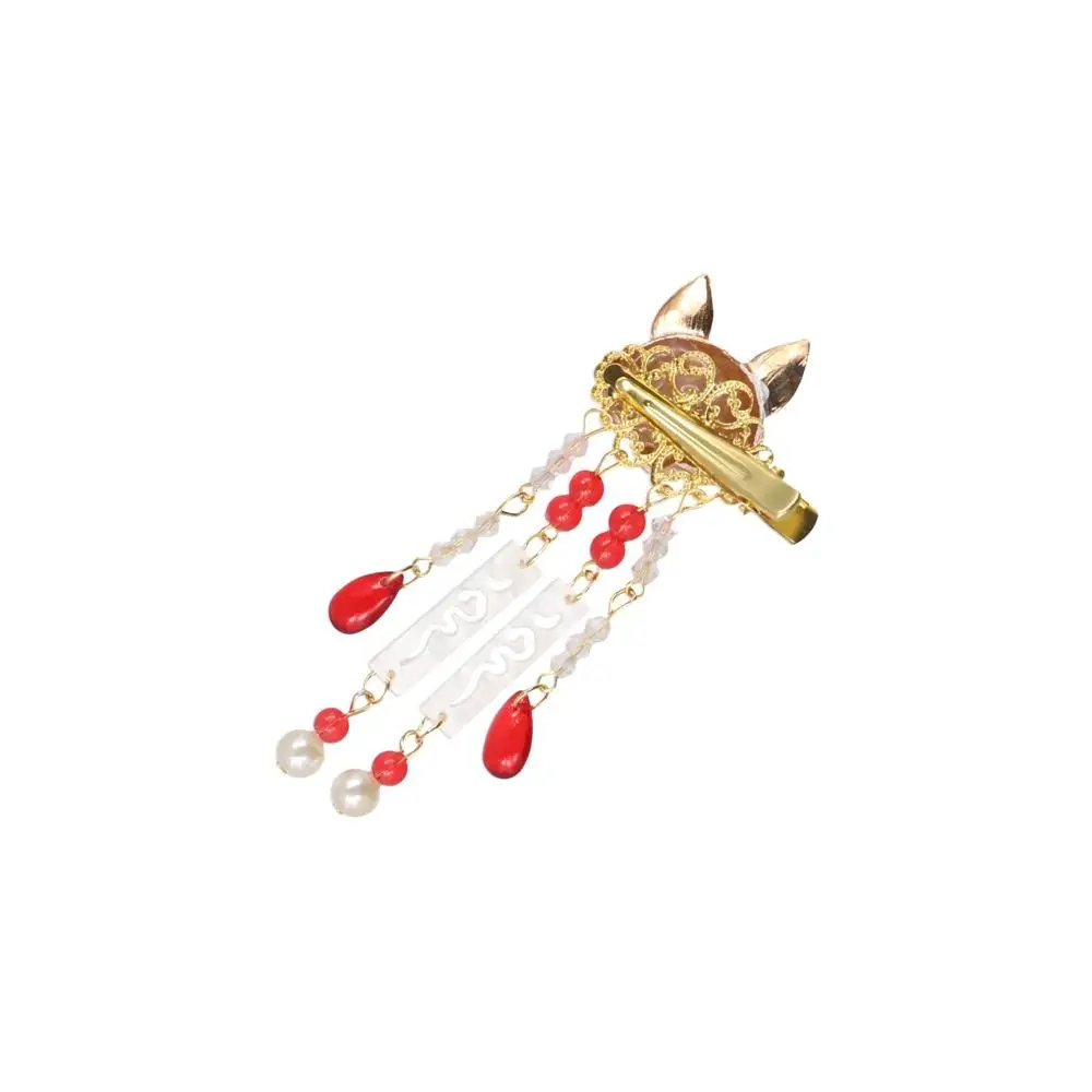 Fashion New Alloy Step Shake Women Girls Hanfu Tassel Hairpin Crystal Bead Barrette Rhinestone Animal Hair Clips