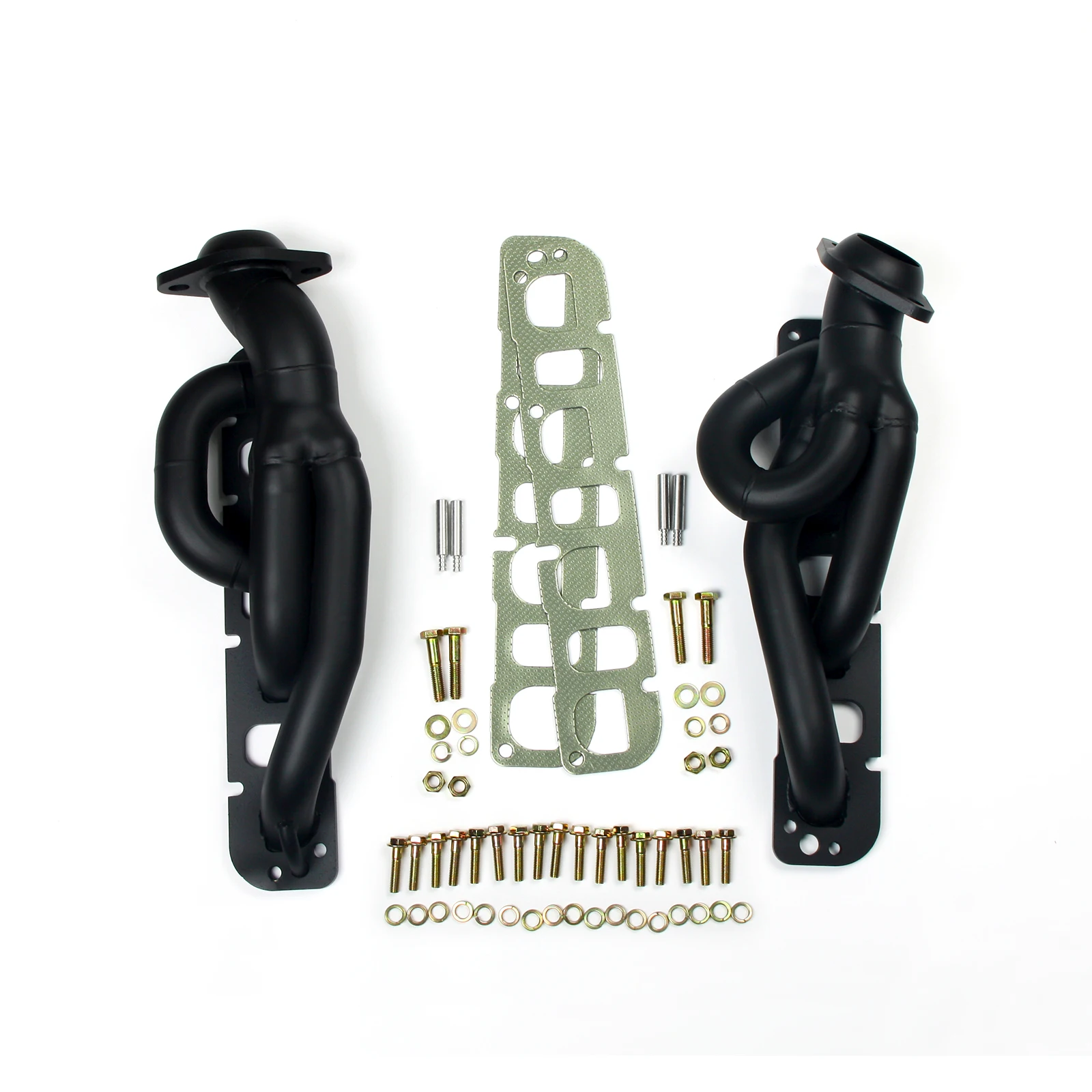 

Shorty Smog Headers For 2009-2014 Dodge Ram1500 Trucks V8 5.7L 2WD 4WD 1-5/8" Black