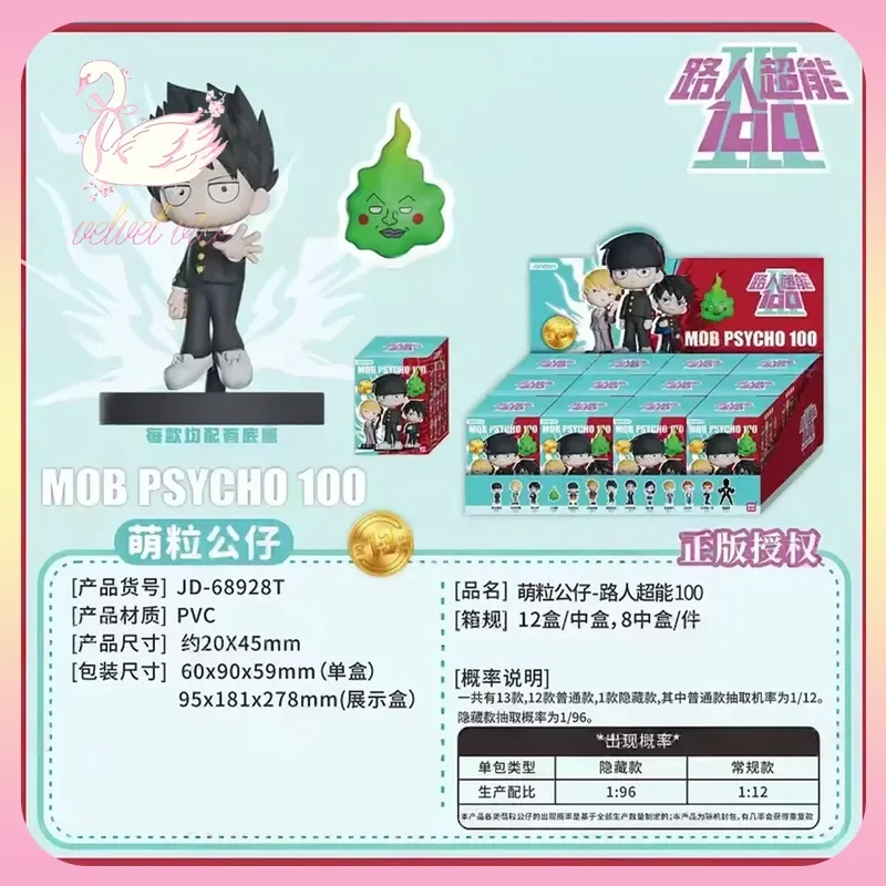 

Original Mob Psycho 100 Series Mini Figures Blind Box Shigeo Kageyama Anime Peripheral Collect Doll Toy Ornament Girl Gift