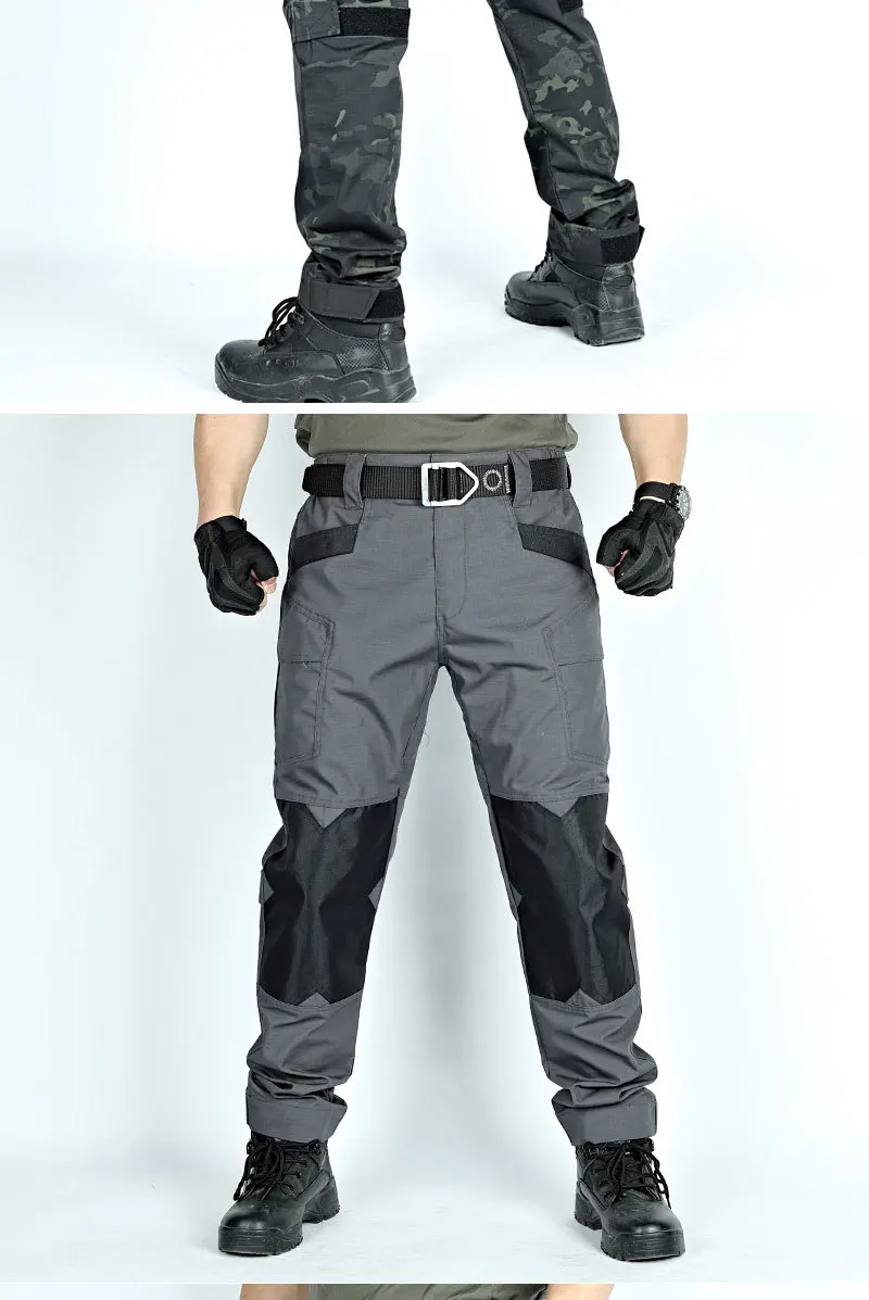 Taktisches Set für Herren Outdoor-Training Atmungsaktive Tarnuniform Kriegsspiele 2-teiliges Set Schnelltrocknende Wanderkleidung Verschleißfeste Sets – Detail 36