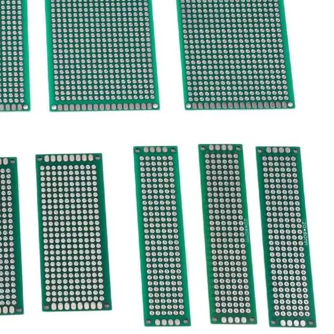 48P Double Sided PCB Board Set FR4 Glass Fiber DIY Soldering Circuit Kit With Screw Terminals Pin Headers For For Arduino Projec