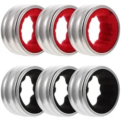 Stainless Steel Wine Bottle Collars Drip Ring Velvet Lined Anti-overflow Wine Drip Catcher for Home Bar Restaurant Outdoor Party