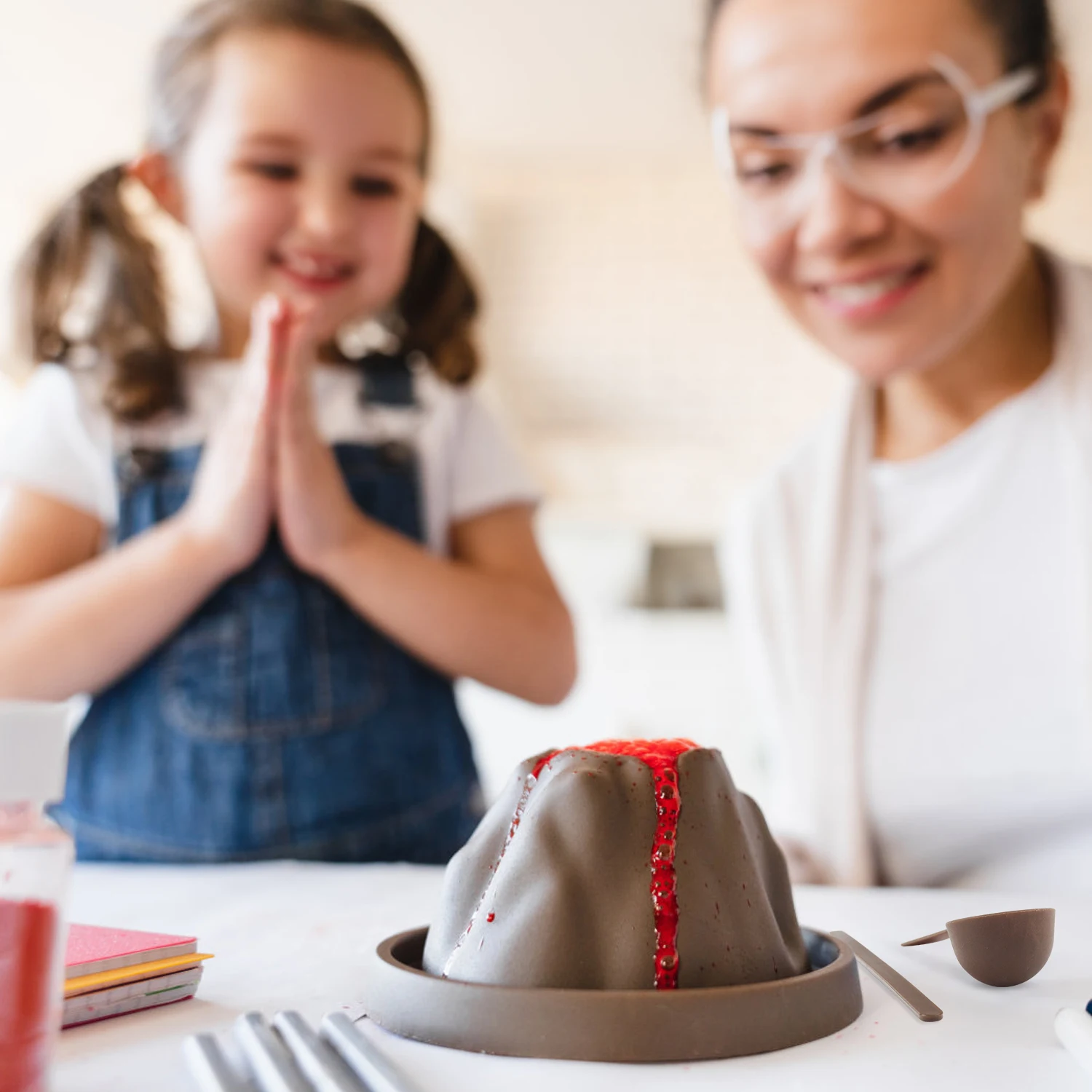 DIY Science Experiment Set Volcano Explosion Snowy Mountain Explosion Children\'s Toy Technology Small Production Small Invention