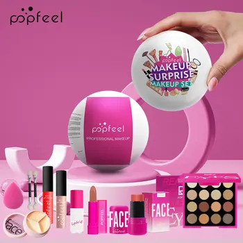 POPFEEL Surprise Makeup Ball Gift Set - Festive Cosmetic Bundle for Special Occasions,…