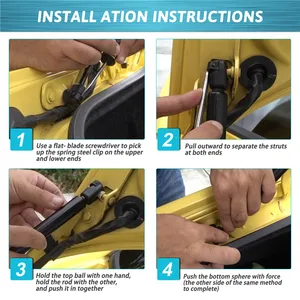 Auto Heckstamm Deckel, Höhenstütze, Gasfeder, Stoßunterstützung für BMW E36 318 323I 323IS 325i 325IS 328i 1992-1996 1997 1999 1999 8 Hauptverkaufsfedern BMW E36 - №5